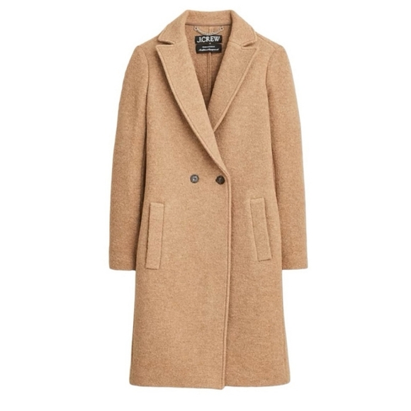 J. CREW DAPHNE TOPCOAT IN ITALIAN BOILED WOOL - Picture 2 of 10